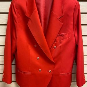 HUCKE MODE COLLECTION HMC FOR WOMEN FASHIONABLE RED BLAZER SIZE 4 to 6